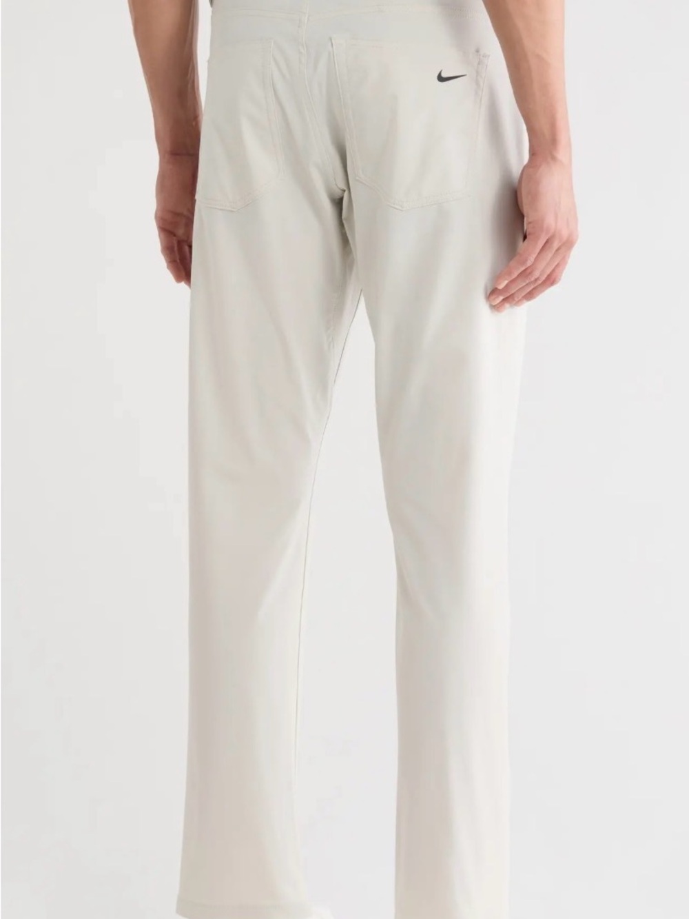 Like New Nike Slim Fit Light Bone, Men's Dri-Fit Performance Pants, 36x34 - Picture 3 of 10